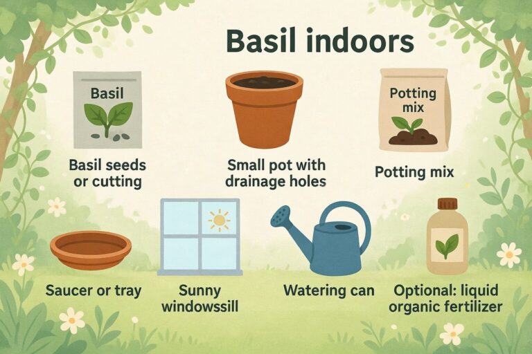 Basil Indoors All Year Round