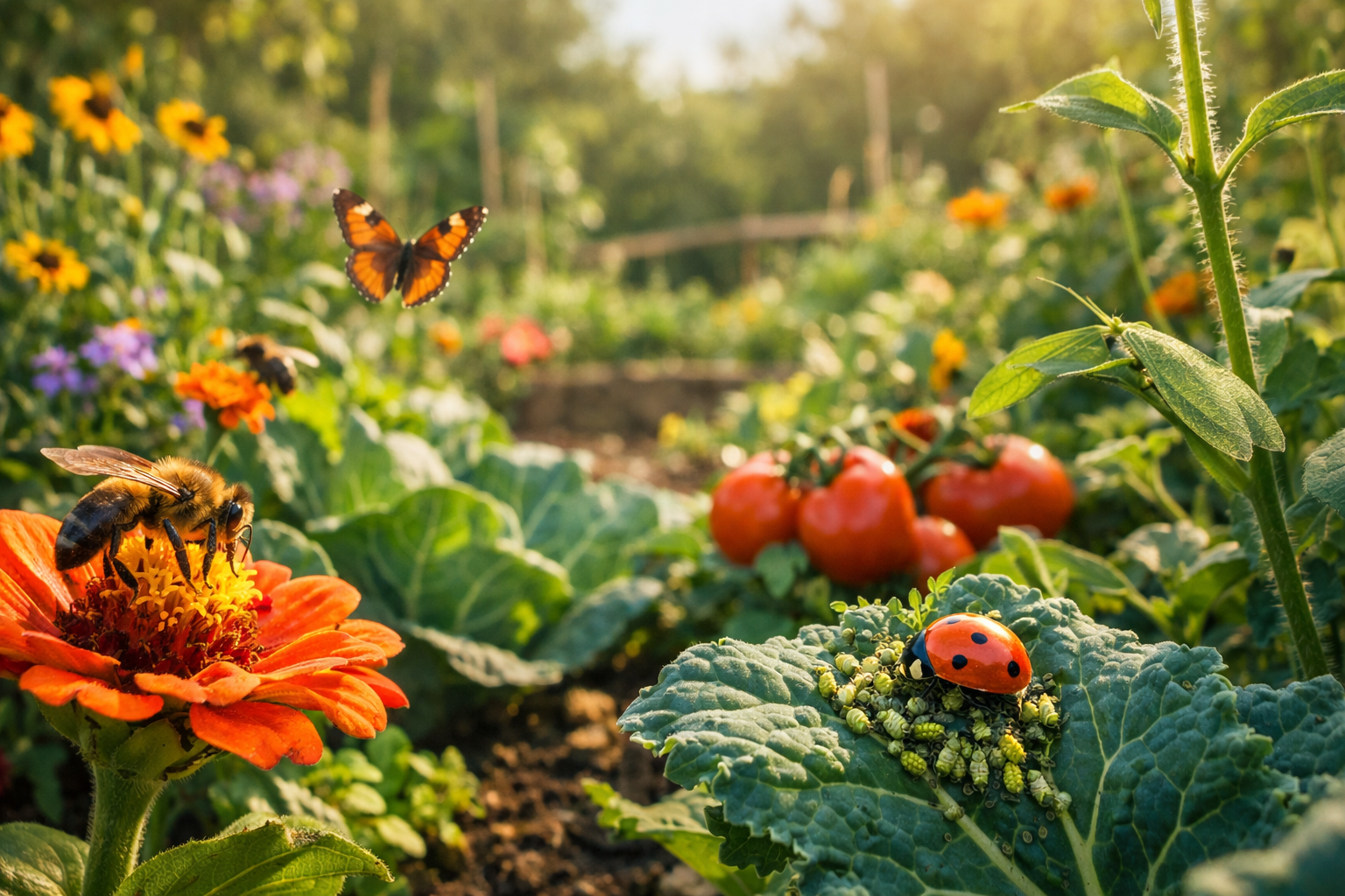 beneficial insects in the garden