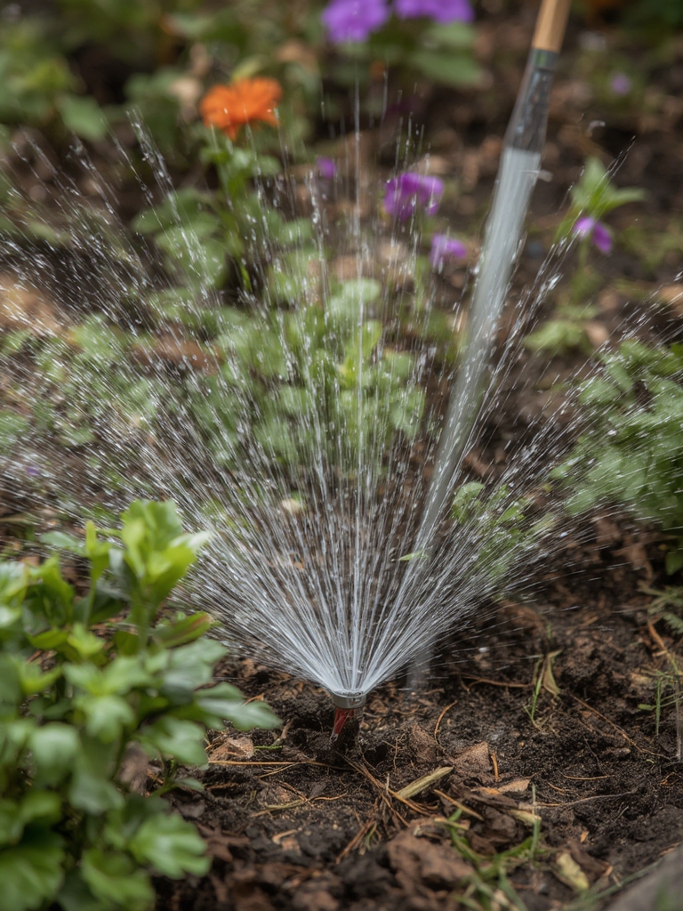 DIY garden watering system