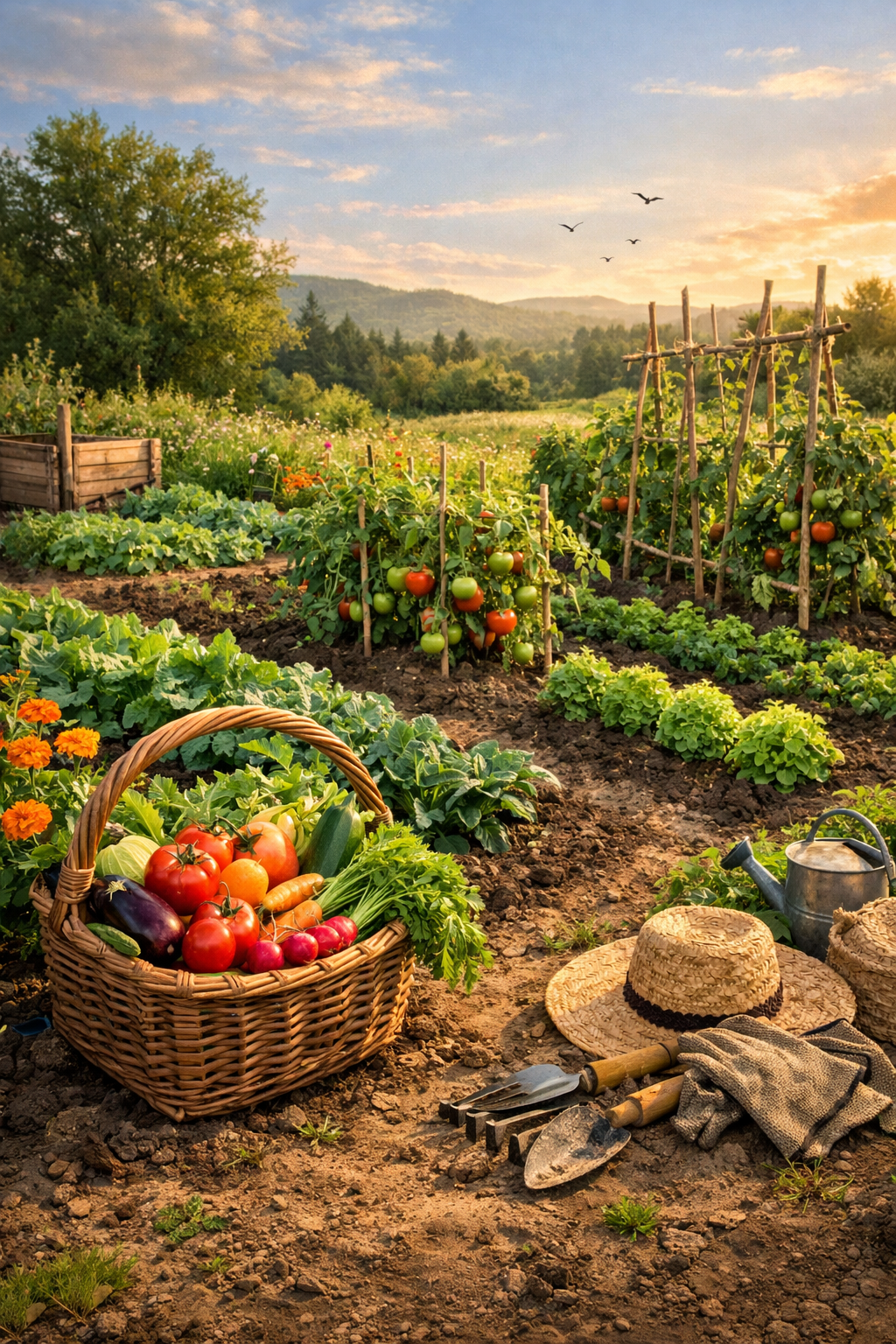organic vegetable gardening tips