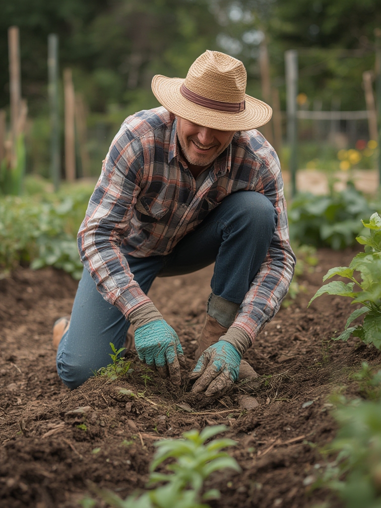 Step-by-step drought resistant plants mulching watering efficiency Step-by-step water conservation gardening
