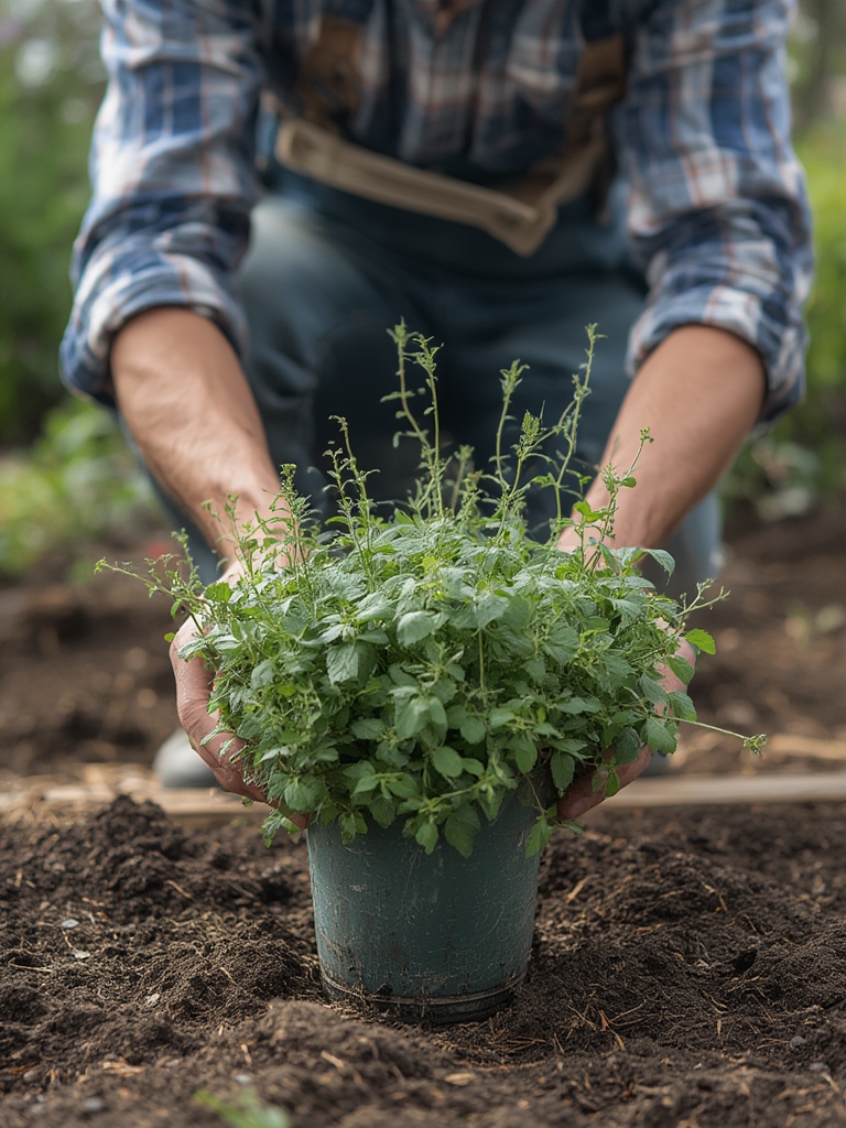 Step-by-step kitchen herb garden container pots indoor outdoor Step-by-step herb planter ideas